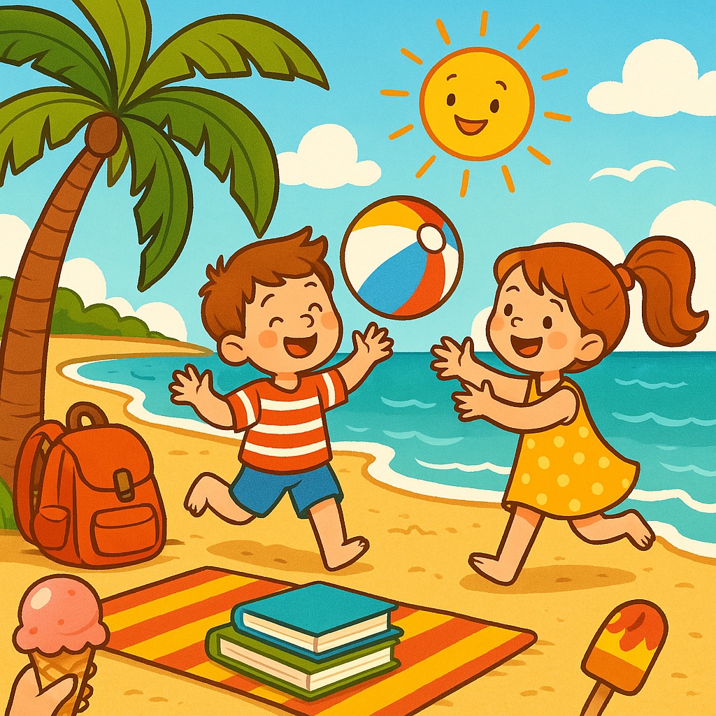 Slika počitnic ustvarjeno s copilotom