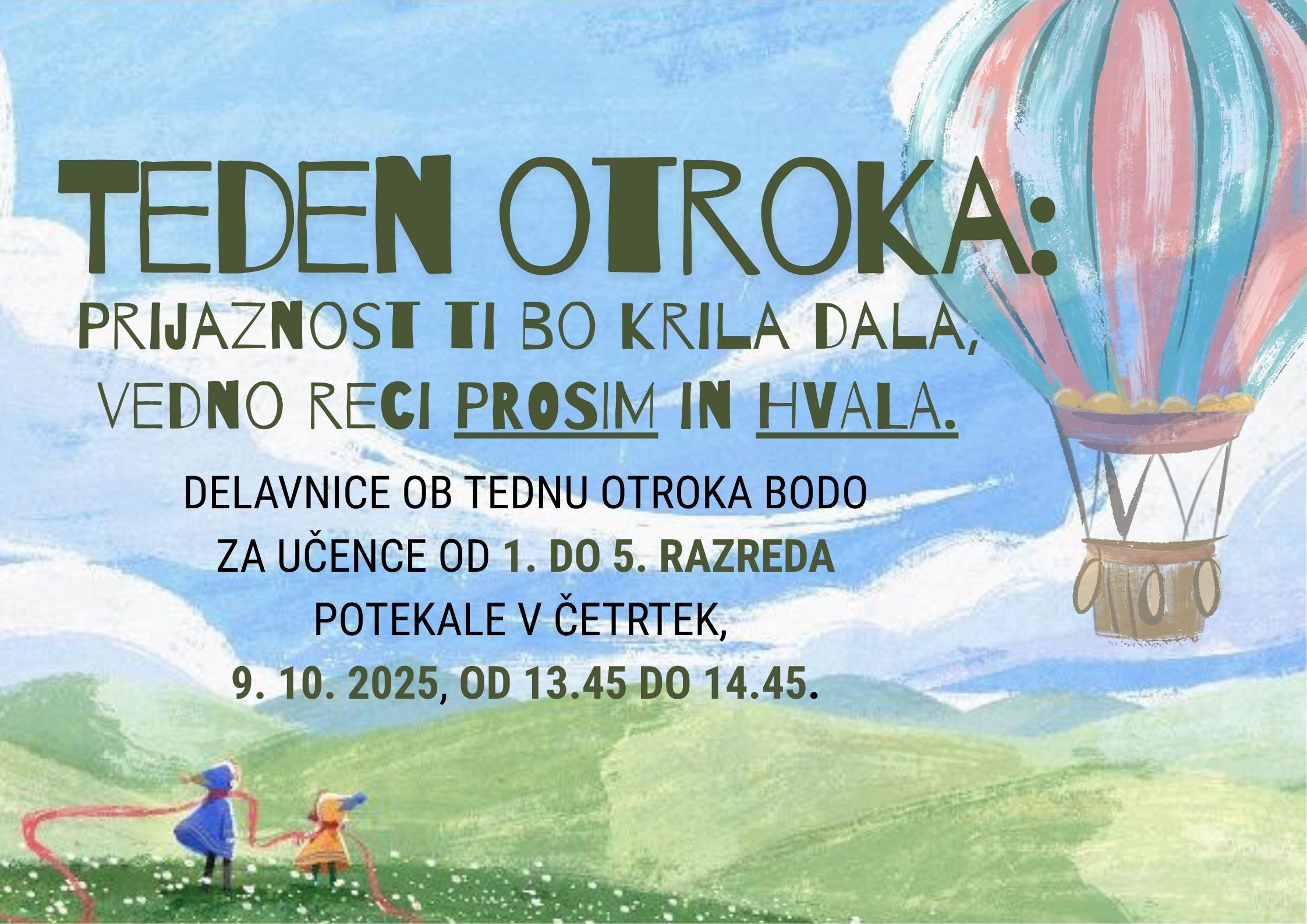 Teden otroka 2025